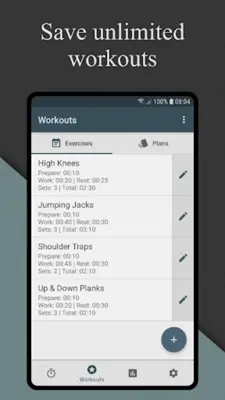 Interval Timer - HIIT & Tabata android App screenshot 2